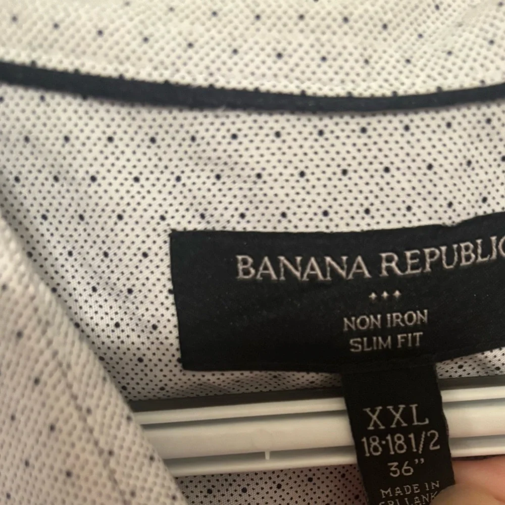 Banana republic non iron slim fit button front XXL